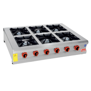 Himaksan Set Üstü 6’Lı Ocak, Doğalgazlı 120x80 Cm HMK-SOG 1280