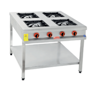 Himaksan Taban Raflı 4’Lü Ocak, LPG’li, 90x90 Cm HMK-TBOG 990 CE
