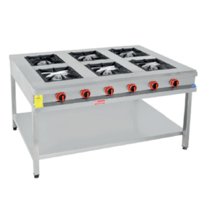 Himaksan Taban Raflı 6’Lı Ocak, Doğalgazlı, 150x100 Cm HMK-TBOG 1510