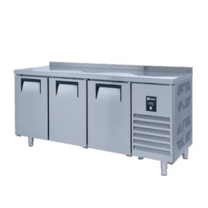 İceinox CTN 440 Kısa Model Tezgah Tip 3 Kapılı Buzdolabı 440 L 304 K 180x60x85 Cm