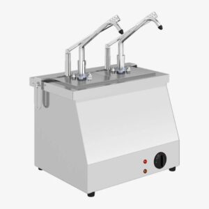 Kalando KD-021 Benmari Isıtmalı Sos Pompası Paslanmaz GN 1/6 2x3 L