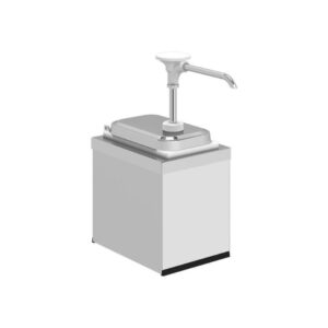 Kalando KDS-003 Basmalı Sos Pompası Tekli Stant Paslanmaz 1.9 L Beyaz