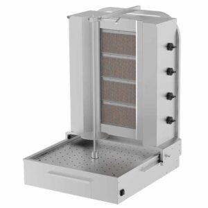 Kalitegaz 4 Radyanlı Alttan Motorlu Döner Ocağı, Gazlı, Hareketli Gövde KLG 251