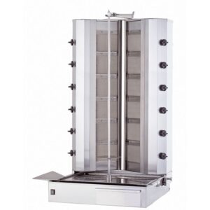 Kalitegaz 6+6 Radyanlı Alttan Motorlu Döner Ocağı, Gazlı, Hareketli Gövde, V Model KLG 226-V