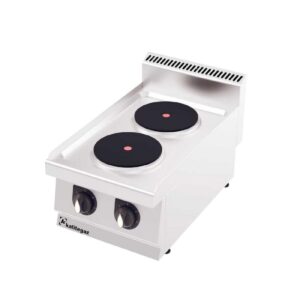 Kalitegaz C4070E 700 Seri Set Üstü İkili Ocak Pleytli 40x70 Cm Elektrikli 400 V