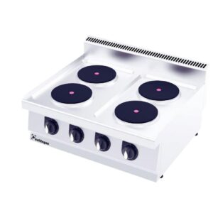 Kalitegaz C8070E 700 Seri Set Üstü Dörtlü Ocak Pleytli 80x70 Cm Elektrikli 400 V