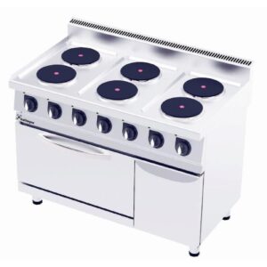 Kalitegaz CO1270E Kuzine Fırın Dolaplı Pleytli 120x70 Cm 6 Gözlü Elektrikli 400 V