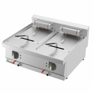 Kalitegaz F8070E 700 Seri Fritöz Çift Gözlü Set Üstü 80x70 Cm 13+13 L Elektrikli 400 V