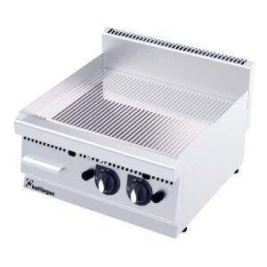 Kalitegaz GG6060GC 600 Seri Krom Kaplı Pleyt Izgara Oluklu 60x60 Cm Gazlı