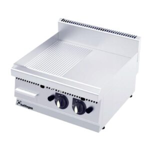 Kalitegaz GS1060GC 600 Seri Krom Kaplı Pleyt Izgara Yarı Oluklu 100x60 Cm Gazlı