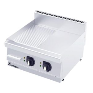 Kalitegaz GS6060E 600 Seri Pleyt Izgara Yarı Oluklu 60x60 Cm Elektrikli 400 V