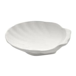 Külsan 13080.CW Thermoset Ramekin Minimal İstiridye Model 10.5 cm 80 ml Beyaz