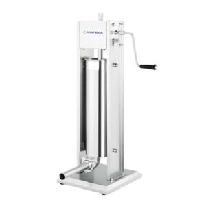 Mateka Manuel Sucuk Salam Sosis Köfte ve Peynir Dolum Makinesi Dikey 7 L