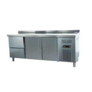 NDustrio 2 Çekmeceli 2 Kapılı Tezgah Tip Snack Derin Dondurucu, TNS-63-2D