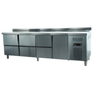 NDustrio 6 Çekmeceli 1 Kapılı Tezgah Tip Gastronorm Derin Dondurucu, TNG-74-6D