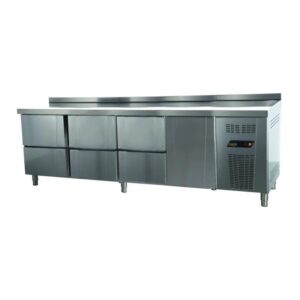 NDustrio 6 Çekmeceli 1 Kapılı Tezgah Tip Gastronorm Buzdolabı TPG-74-6D