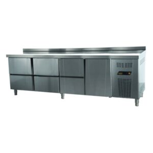 NDustrio 6 Çekmeceli 1 Kapılı Tezgah Tip Snack Buzdolabı TPS-64-6D