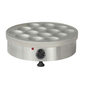 Omake Teflonsuz 14 Bölmeli Tekli Pankek Makinesi, Elektrikli