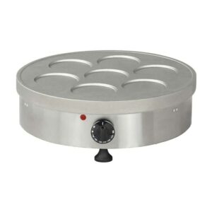 Omake Teflonsuz 7 Bölmeli Tekli Krep Makinesi, Elektrikli