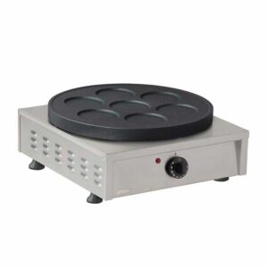 Omake Tekli Teflonlu 7 Bölmeli Krep Makinesi, Elektrikli