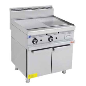 Osimo Gazlı Izgara, Dolaplı, 700 Seri, 80x70 cm, Yarı Oluklu Yarı Düz