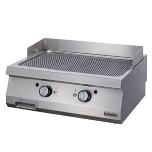 Öztiryakiler 700 Seri, OGG 8070 N Grill Plate, Oluklu, Gazlı, 80x70 cm, Sert Krom Kaplı, 6644