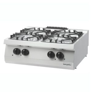 Öztiryakiler 700 Seri Set Üstü Dörtlü Ocak Gazlı 80*70*30 (LS)-4x7,5kW