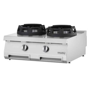 Öztiryakiler 700 Seri, Wok Ocak, Set Üstü, İkili, Gazlı, 80x70x30 cm, 6644