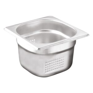 Öztiryakiler Delikli Gastronorm Küvet, GNP 1/6x100, 16x17x10 cm