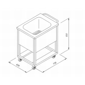 Öztiryakiler Et Sebze Basma Arabası 65×75 cm