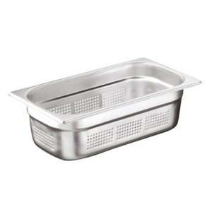 Öztiryakiler Gastronorm Küvet, Delikli, Standart, GNP 1/3-100, 17x32,5x10cm