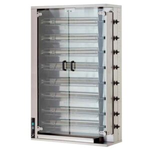 Öztiryakiler Gazlı 8 Şiş 32-40 Piliç Kapasiteli Piliç Çevirme Makinesi