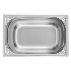 Öztiryakiler Köşe Desenli Gastronorm Küvet, GN 1/4x40, 16x26,5x4 cm