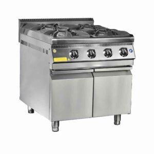 Pimak OC6/90SMX-4D 4 Gözlü Ocak Alt Dolaplı LPG ve Ce Belgeli 80x90cm