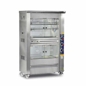 Pimak PI2/M008B Tamburlu Piliç Çevirme Makinası 25 Kapasiteli Gazlı