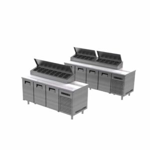 Portabianco 3N70E Mermer Tabanlı Make-Up Buzdolabı, 3 Kapılı, 430 Kalite