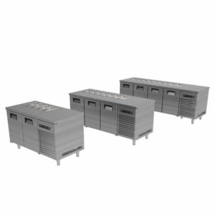 Portabianco ASBHD-4N70E Soğuk Servis Buzdolabı, 4 Kapılı, 430 Kalite