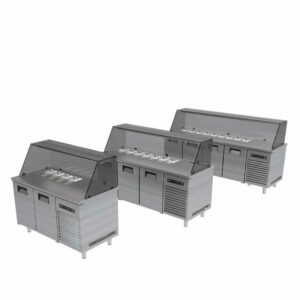 Portabianco ASBHDG-2N70E Servis Buzdolabı Camlı, 2 Kapılı, 430 Kalite