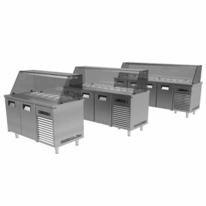 Portabianco ASBHKG-3N70E Soğuk Servis Buzdolabı Camlı, 3 Kapılı, 430 Kalite