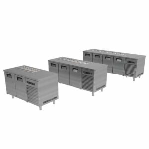 Portabianco SBHD-2N70 Soğuk Servis Buzdolabı, 2 Kapılı, 304 Kalite