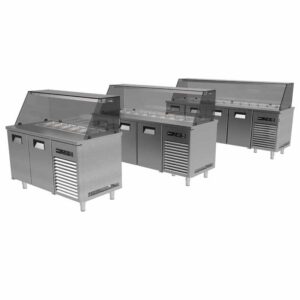 Portabianco SBHKG-2N70 Soğuk Servis Buzdolabı Camlı, 2 Kapılı, 304 Kalite