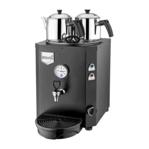 Remta DE11 Jumbo Çay Makinesi, 2 Demlikli, 23 L, Elektrikli, Siyah