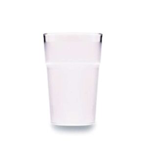 Rubikap Polikarbon Econ Kumlu Bardak, 350 ml Şeffaf