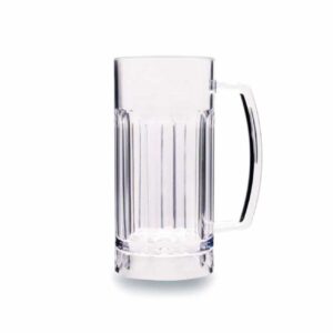 Rubikap Polikarbon Kulplu Bira Bardağı, 568 ml Şeffaf
