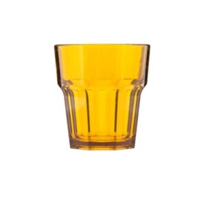Rubikap Polikarbon Premium Bardak, 250 ml, Amber
