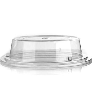 Rubikap Polikarbon Tabak Kapağı, 32 cm Şeffaf