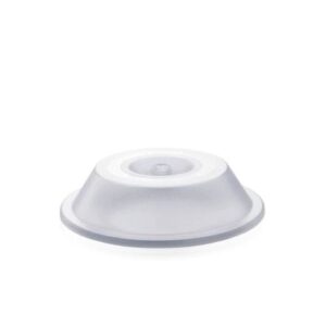 Rubikap Polikarbon Yuvarlak Tabak Kapağı, 19 cm Şeffaf