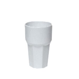 Rubikap Polikarbonat Stoklanabilir Casablanca Bardak, 300 ml Beyaz