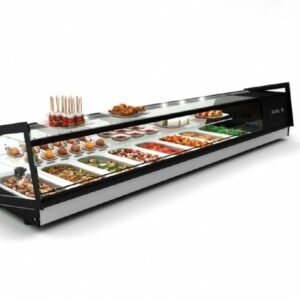 Sayl Soğuk Teşhir Dolabı GN 1/3-40 Tepsi Kapasiteli CUBE LINE- VCB4