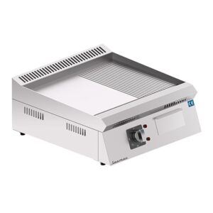 Seamac EPD50 Özel Seri Yarı Oluklu Sac Izgara, 50 cm, Elektrikli